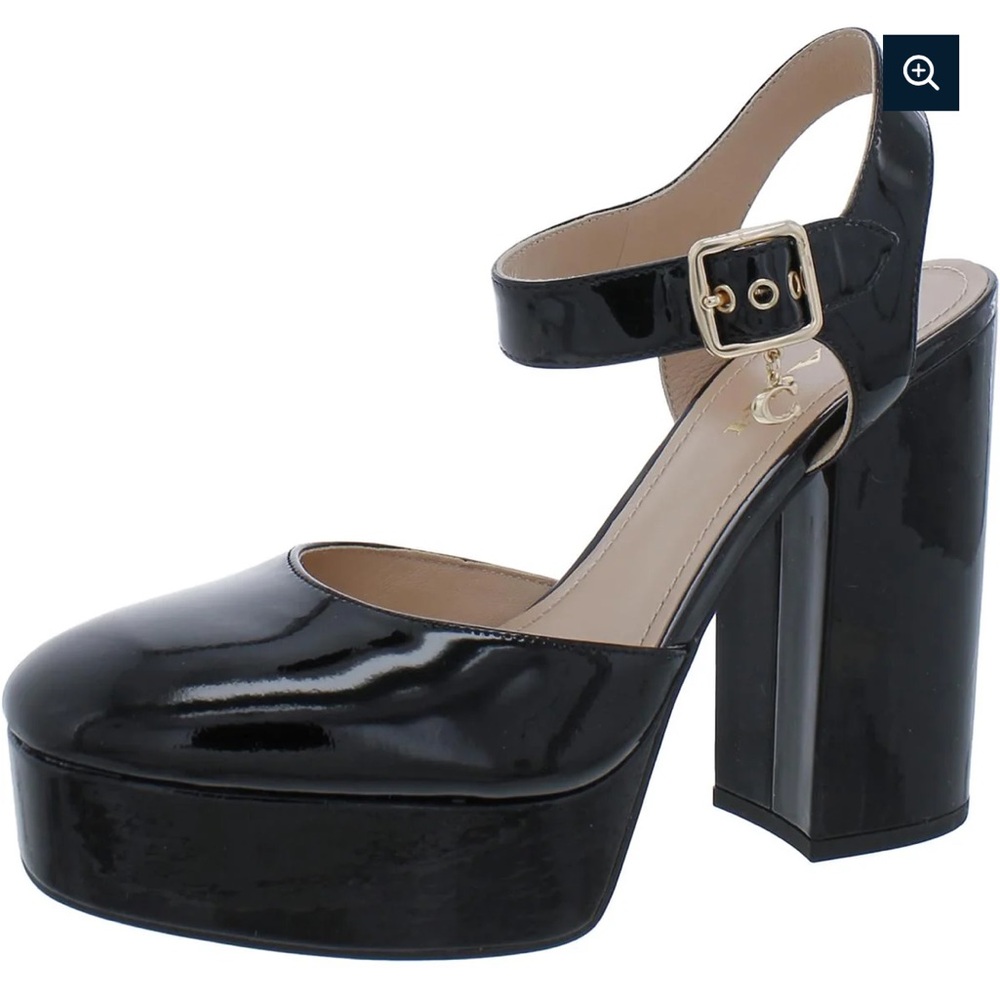 COACH ISABELLA PATENT WOMENS PATENT LEATHER PLATFORM PUMPS SIZE 11 - Picture 1 of 5